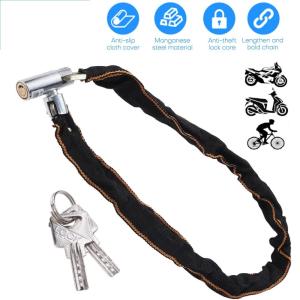 Heavy-Duty Anti-Theft Chain Lock for Bikes