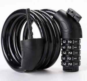 5-Digit Combination Bike Lock Cable Chain 4 Feet