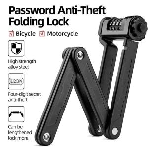 ROCKBROS Heavy Duty Folding Bike Lock
