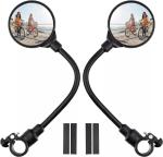 Adjustable Bike Handlebar Mirrors - Set of 2
