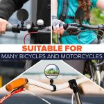 Rotary Round Bike Mirror for MTB and Road
