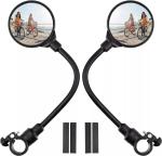 Adjustable Rotatable Bike Handlebar Mirror - Wide Angle