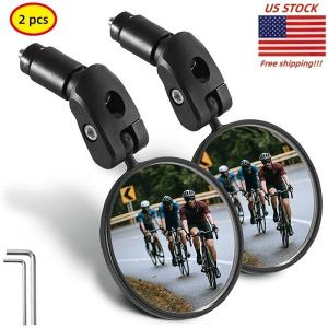 Bar End Bike Mirrors - 2 Pack with Tools