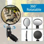 Bar End Bike Mirrors - 2 Pack with Tools