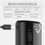 ROCKBROS 150PSI Mini Electric Bike Tire Pump