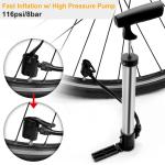 Portable Mini Bike Pump with Mount for All Bikes