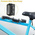 Portable Mini Bike Pump with Mount for All Bikes