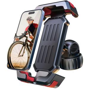 Bike Handlebar Phone Holder Mount – 2024 Upgrade