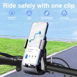 Electric Scooter Bike Phone Holder with Shock Absorption
