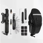 Portable Bike Repair Tool Kit with Pump and Wrench