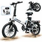 VARUN 20" 750W Folding Electric Bicycle for Commuting