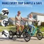 Electric Folding Tricycle with Removable Battery