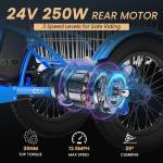 Mooncool 16" Fat Tire Electric Tricycle 250W