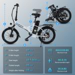 VARUN 20" 750W Folding Electric Bicycle for Commuting