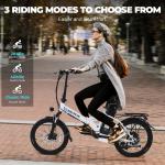 VARUN 20" 750W Folding Electric Bicycle for Commuting