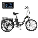 H&ZT 26-Inch Electric Tricycle for Men and Women