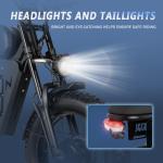 6000W Dual Motor Fat Tire E-Bike 37MPH