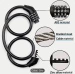 Heavy Duty Keyless Bike Lock with Combo Code