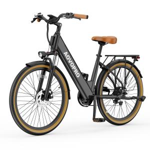 AOVOPRO 26" Electric Bike 750W Long Range