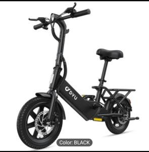 14" Folding Electric Bike for Adults, 350W