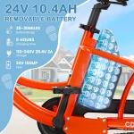 MOONCOOL 16-Inch 250W Electric Tricycle for Kids