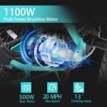 Narrak Folding Electric Fat Tire Trike 1100W