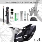 Bike Tire Repair Tool Kit & Portable Pump