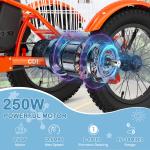 MOONCOOL 16-Inch 250W Electric Tricycle for Kids