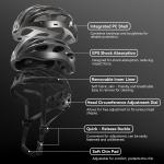 ROCKBROS Adjustable Bike Helmet with Magnetic Visor