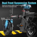 F12 Z8 Z6 Lightweight 1000W Folding Ebike