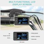 NAIZEA 7-Speed Electric Adult Tricycle Cruiser Bike