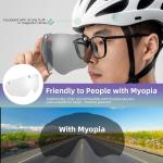 ROCKBROS Adjustable Bike Helmet with Magnetic Visor