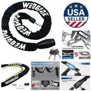 Heavy-Duty Bike Chain Lock - Keyless Anti-Theft