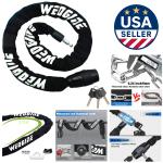 Heavy-Duty Bike Chain Lock - Keyless Anti-Theft