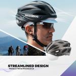 ROCKBROS Adjustable Bike Helmet with Magnetic Visor