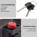 Heavy Duty Bicycle Lock with Key Security Chain