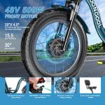 MOONCOOL 48V 750W Electric Tricycle for Adults