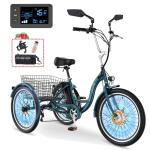 MOONCOOL 350W Electric Adult Tricycle 24”