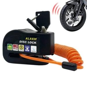 Bike Wheel Lock with Alarm and Waterproof Design