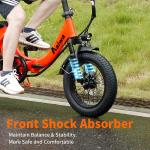 Peak 750W Folding Electric Bike with Suspension