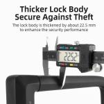 ROCKBROS High Strength Bike U Lock with 3 Keys