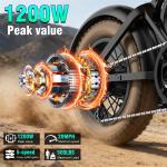1200W 16" Off-Road Electric Mountain Bike