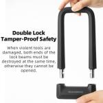 ROCKBROS High Strength Bike U Lock with 3 Keys