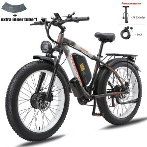 4000W Dual Motor E-Mountain Bike - 35MPH Speed