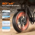 2000W Electric Fat Tire Mountain Bike for Adults