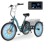 MOONCOOL 350W Electric Adult Tricycle 24”