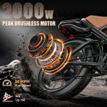 Adult Electric Mountain Bike, 20" Fat Tires