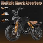 Adult Electric Mountain Bike, 20" Fat Tires