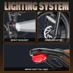 Adult Electric Mountain Bike, 20" Fat Tires