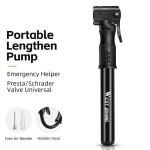 West Biking Portable Aluminum Bike Air Pump